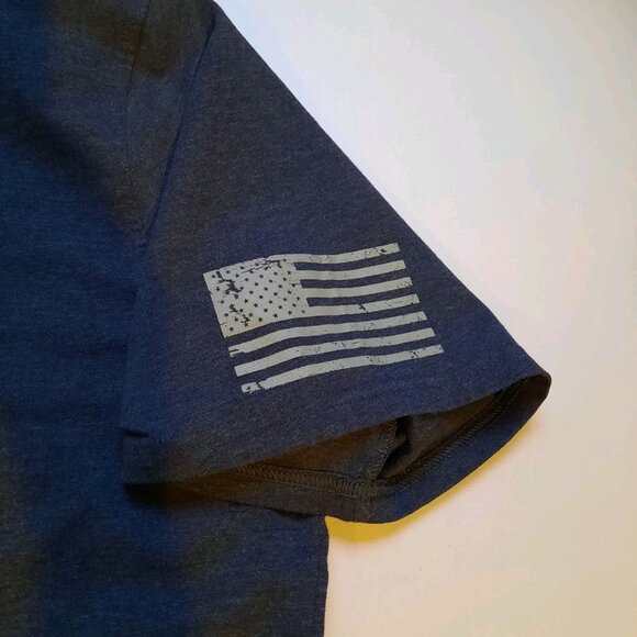 Under Armour Shirt Mens XXXL 3XL Charcoal Eagle Patriotic Flag Military American - Picture 6 of 11